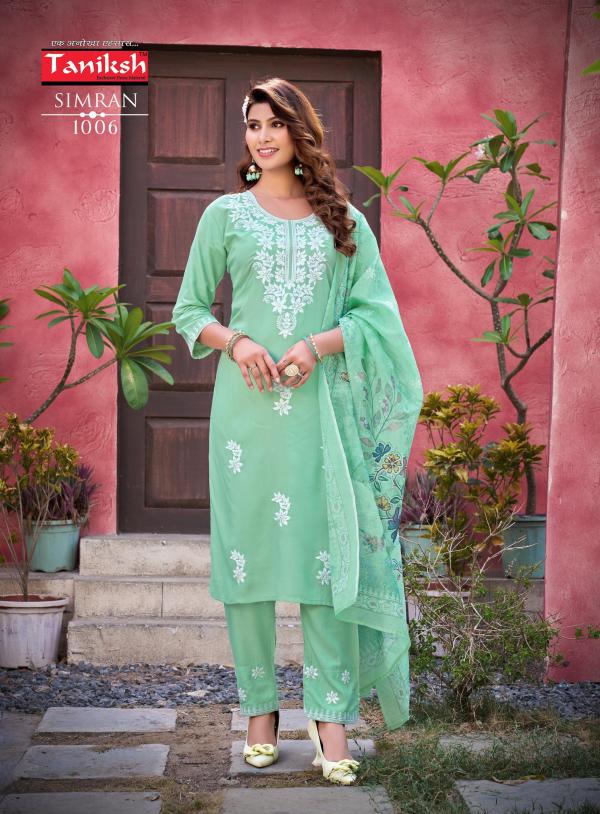 Taniksh Simran Vol 1 Rayon Kurti Bottom With Dupatta